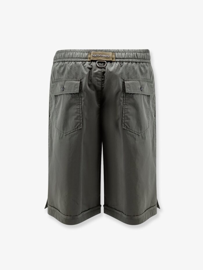 Dolce & Gabbana Cotton Shorts With Logo Detail