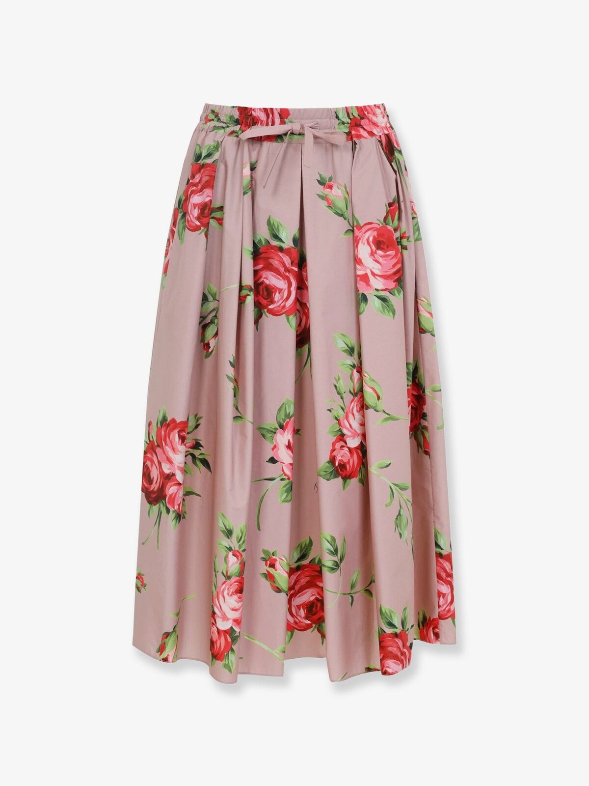 Dolce & Gabbana Cotton Skirt With Iconic Print