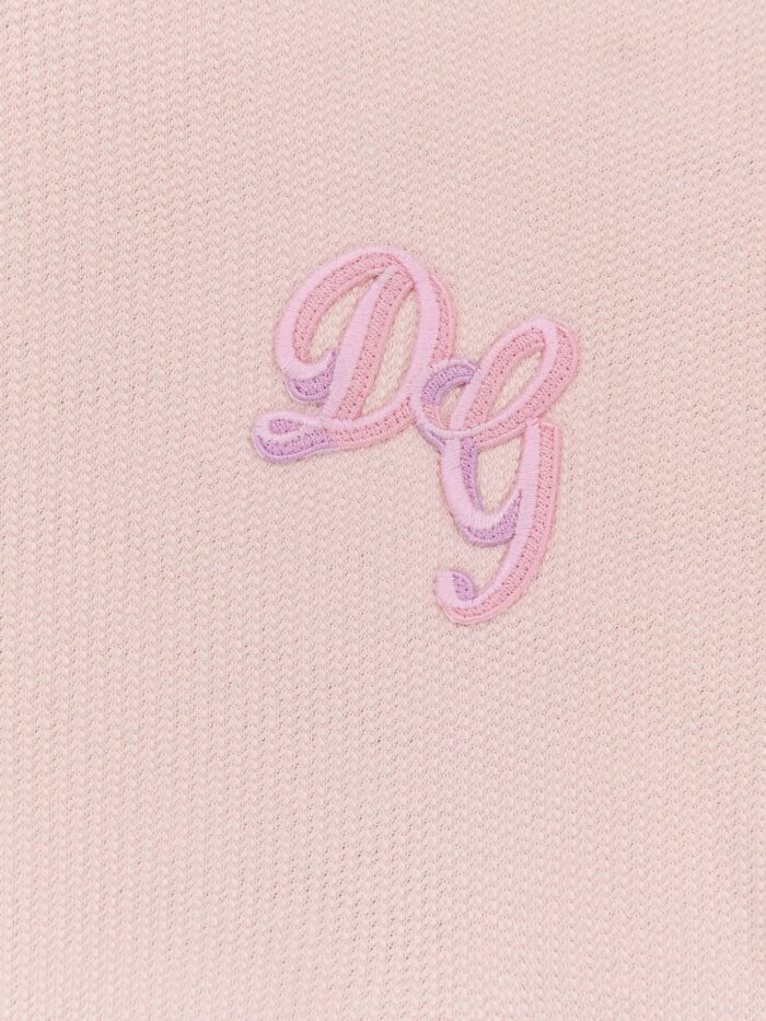 Dolce & Gabbana Cotton Sweatshirt With Embroidered Logo On The Front