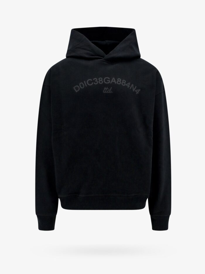 Dolce & Gabbana Cotton Sweatshirt With Frontal Logo