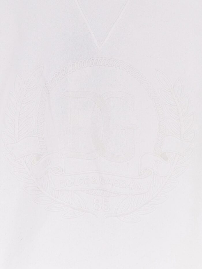 Dolce & Gabbana Cotton Sweatshirt With Logo Embroidery