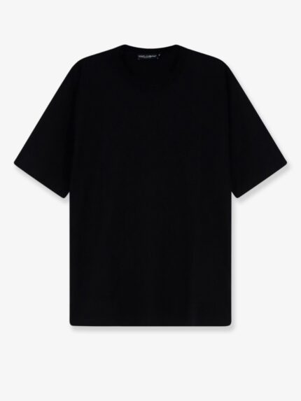 Dolce & Gabbana Cotton T-shirt With Embossed DG Logo