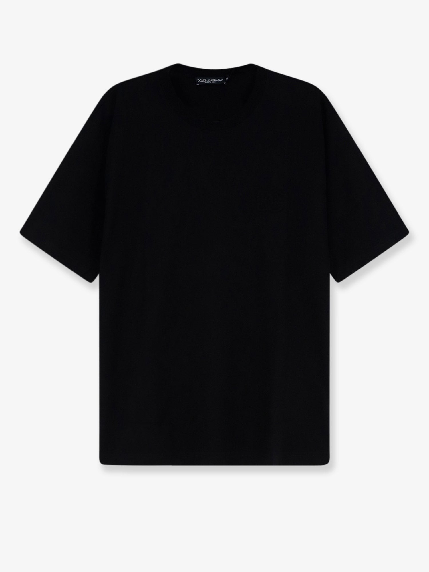 Dolce & Gabbana Cotton T-shirt With Embossed DG Logo