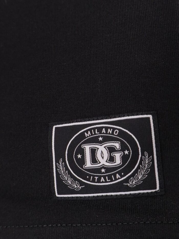 Dolce & Gabbana Cotton T-shirt With Embossed Logo Embroidery