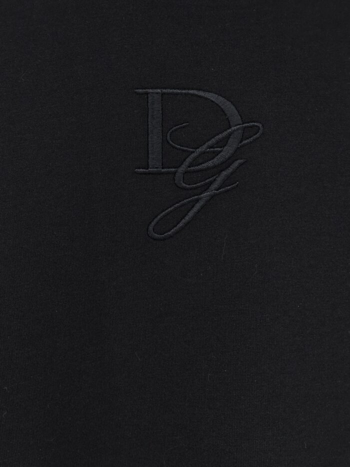Dolce & Gabbana Cotton T-shirt With Embroidered Logo On The Front