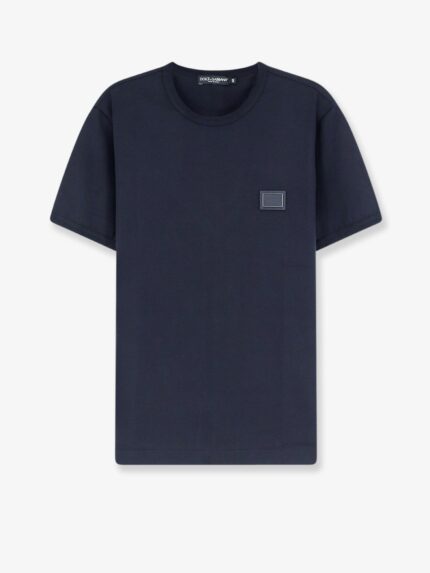 Dolce & Gabbana Cotton T-shirt With Iconic Detail