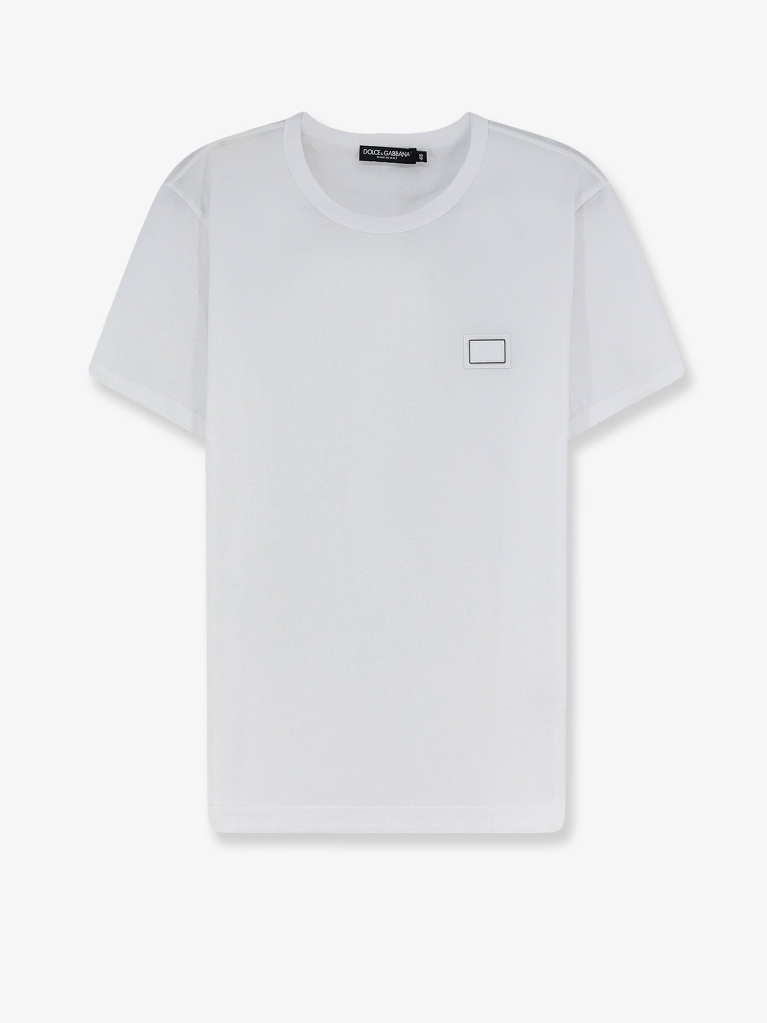 Dolce & Gabbana Cotton T-shirt With Iconic Detail