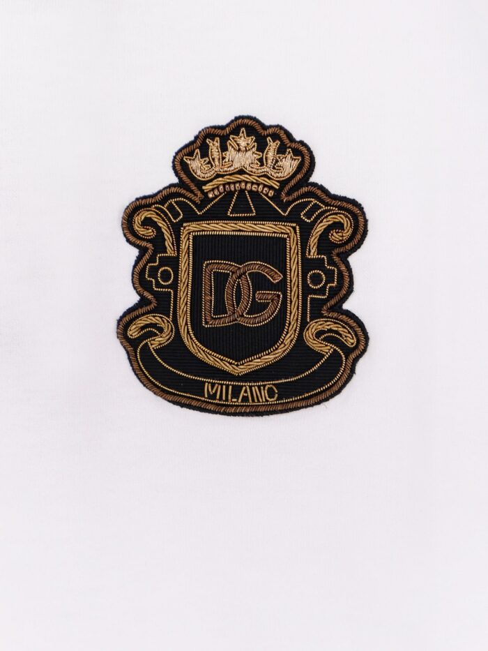 Dolce & Gabbana Cotton T-shirt With Iconic Logo Patch
