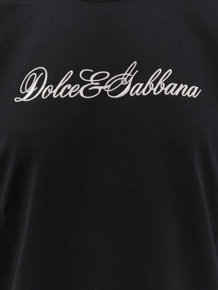 Dolce & Gabbana Cotton T-shirt With Lace Details