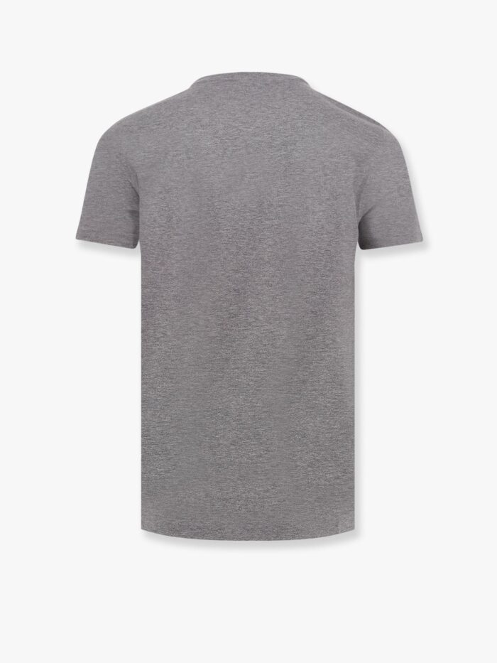 Dolce & Gabbana Cotton T-shirt With Metal Logo Detail