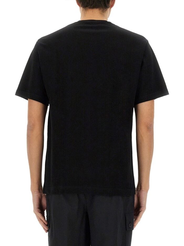 Dolce & Gabbana COTTON T-SHIRT WITH PLAQUE