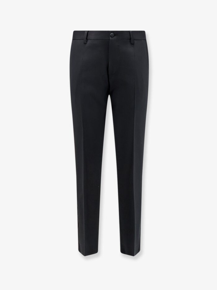 dolce & gabbana cotton, viscose and silk blend trousers Dolce & Gabbana Cotton, Viscose And Silk Blend Trousers