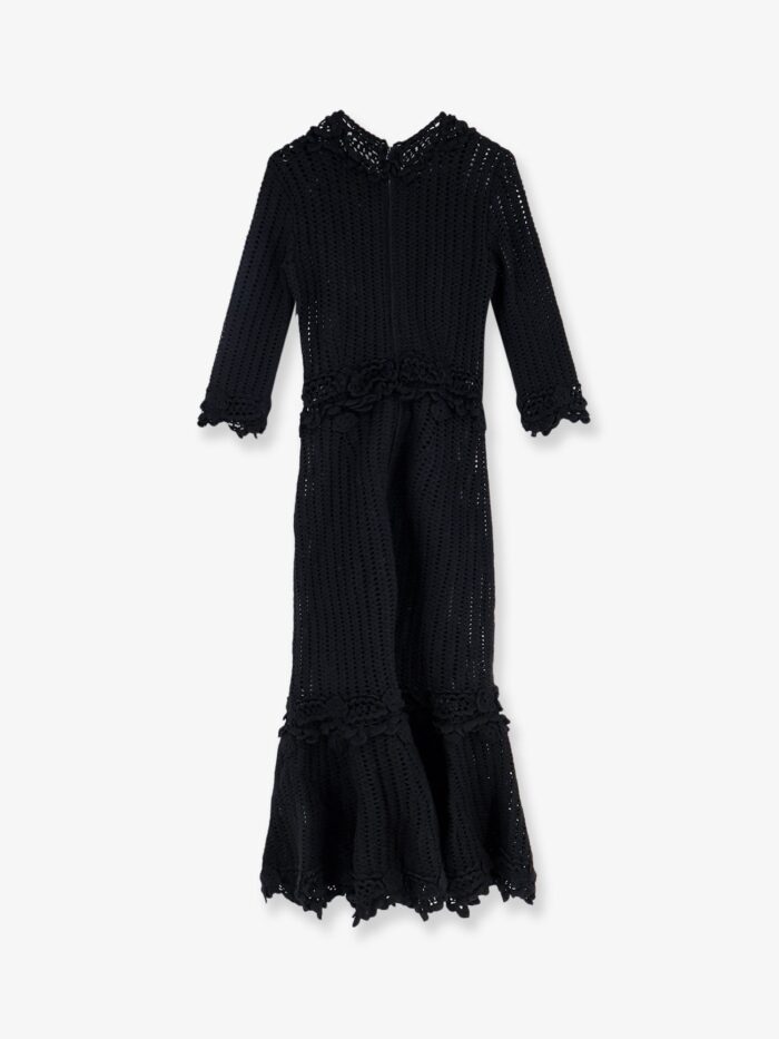 Dolce & Gabbana Crochet Fabric Long Dress