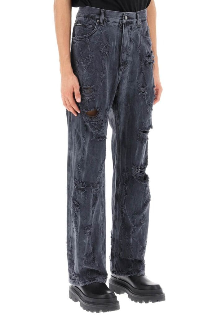 Dolce & Gabbana Destroyed-effect Jeans