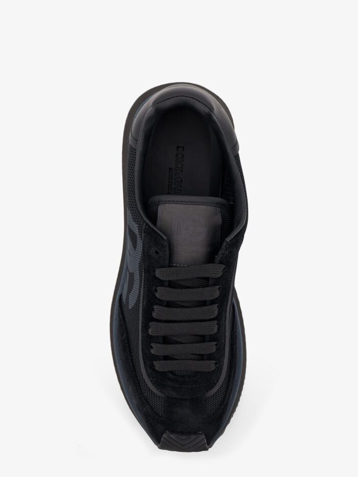 Dolce & Gabbana DG Cushion Sneakers In Nylon With Suede Inserts
