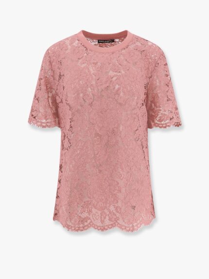 Dolce & Gabbana Dg Floral Lace Top