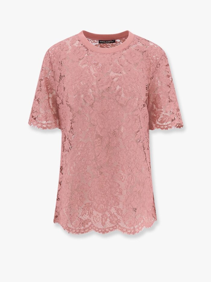 Dolce & Gabbana Dg Floral Lace Top