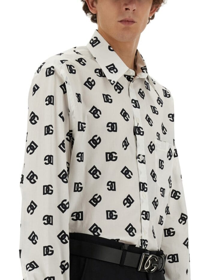 Dolce & Gabbana DG LOGO SHIRT ALL OVER