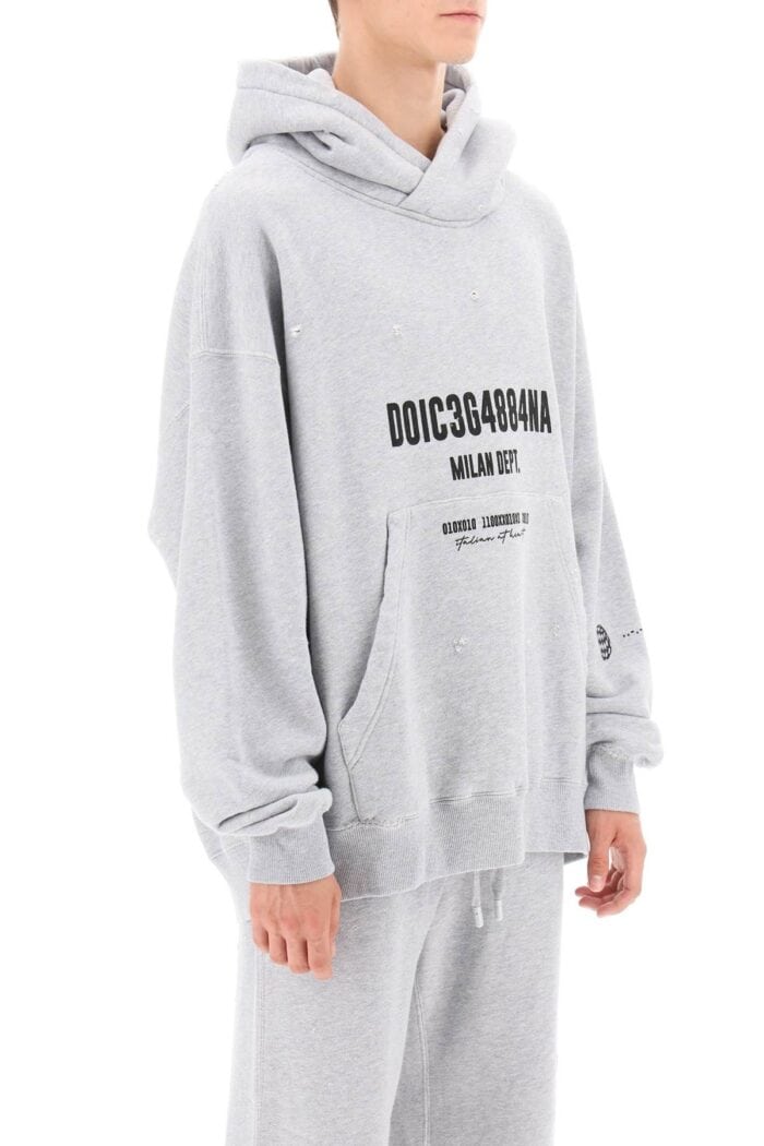 Dolce & Gabbana Distressed-effect Hoodie