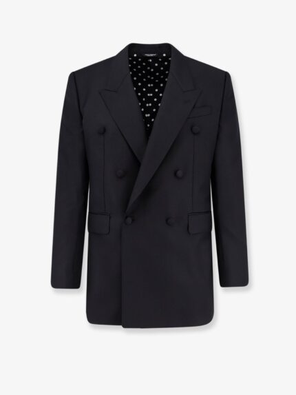 Dolce & Gabbana Double-breasted Virgin Wool Blazer