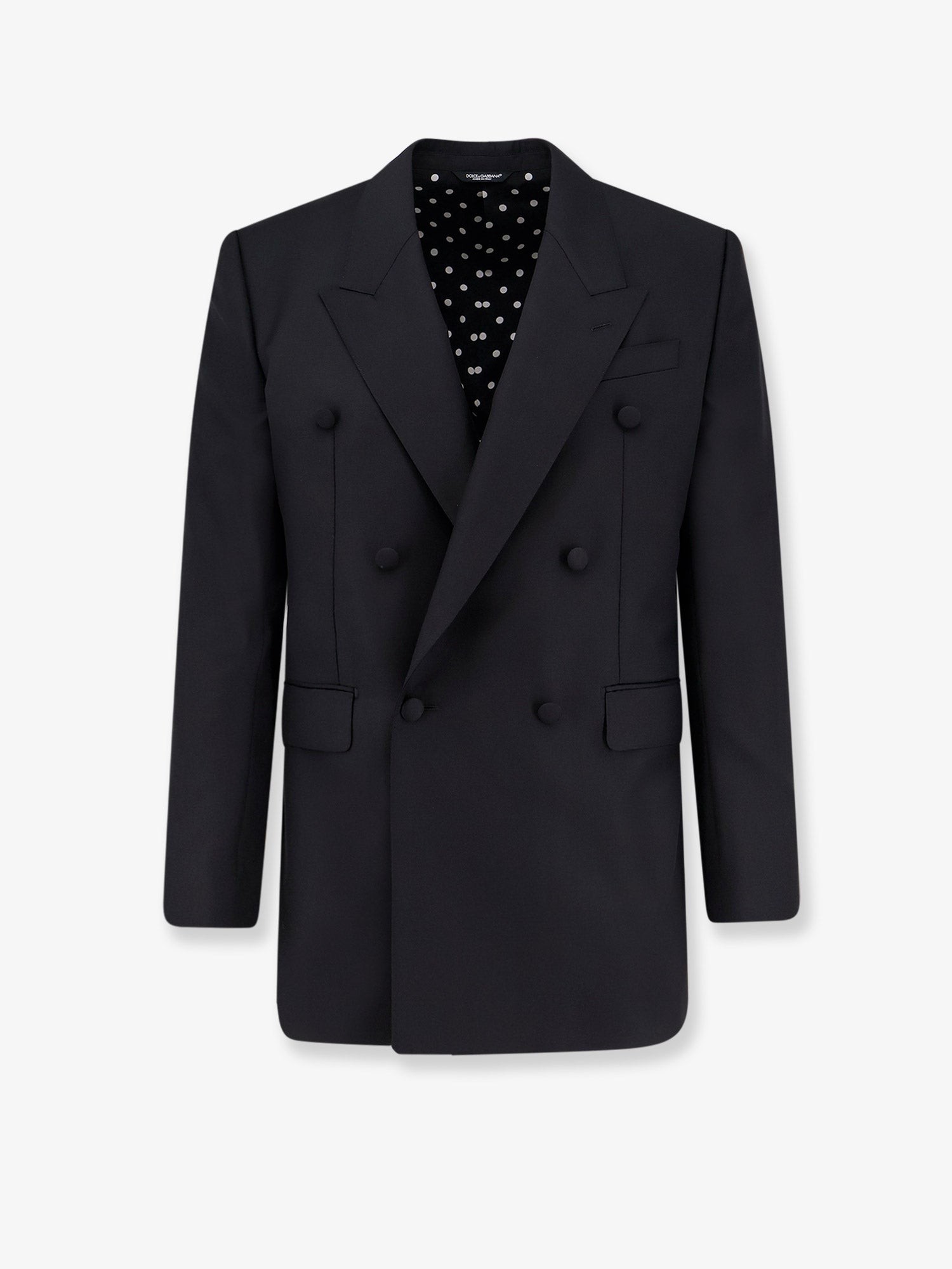 Dolce & Gabbana Double-breasted Virgin Wool Blazer