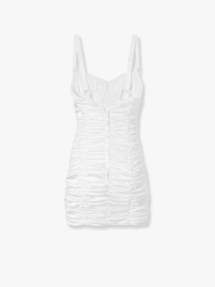 Dolce & Gabbana Draped Satin Mini Dress