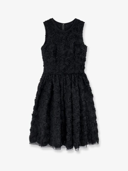 Dolce & Gabbana Dress With Embossed Roses Motif