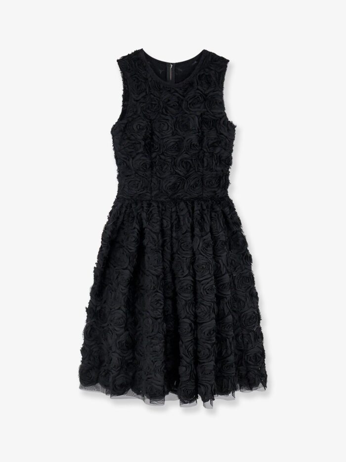 Dolce & Gabbana Dress With Embossed Roses Motif
