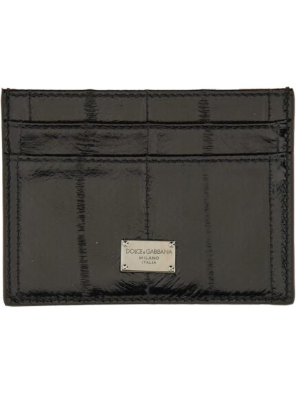 Dolce & Gabbana EEL SKIN CARD CASE