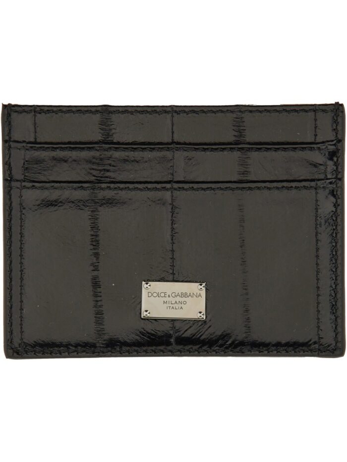 Dolce & Gabbana EEL SKIN CARD CASE