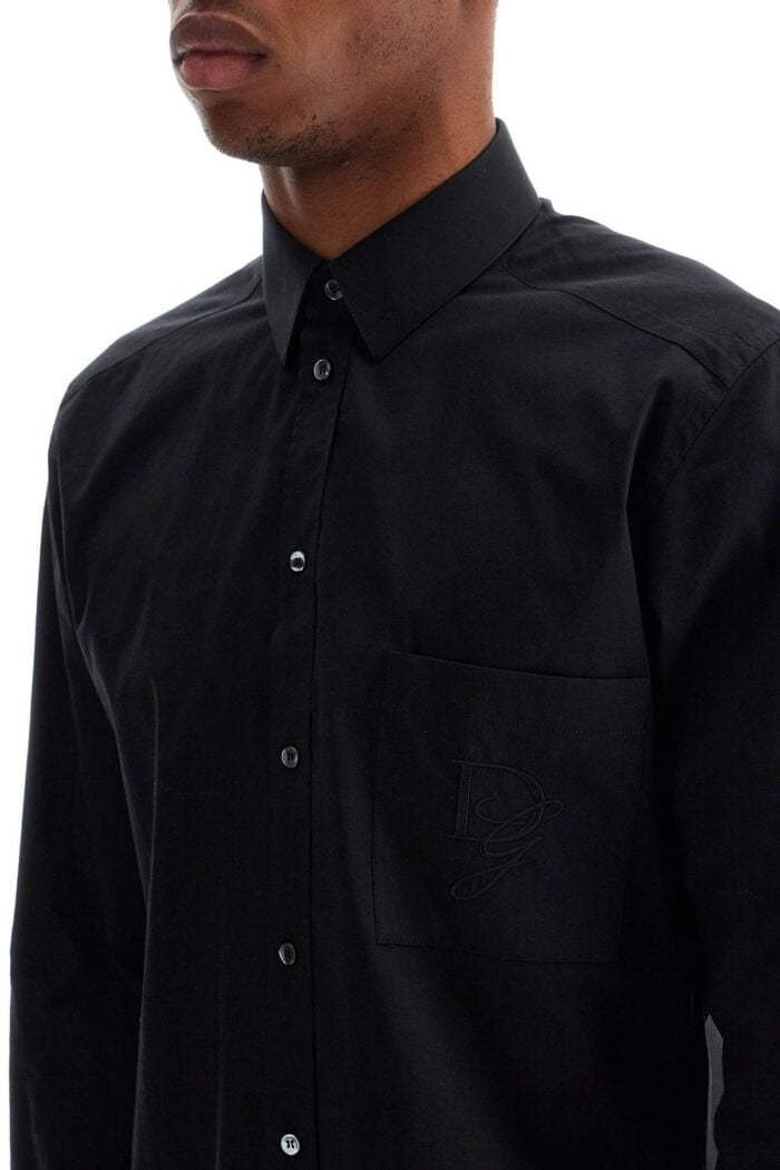 DOLCE & GABBANA Embroidered Pocket Shirt With