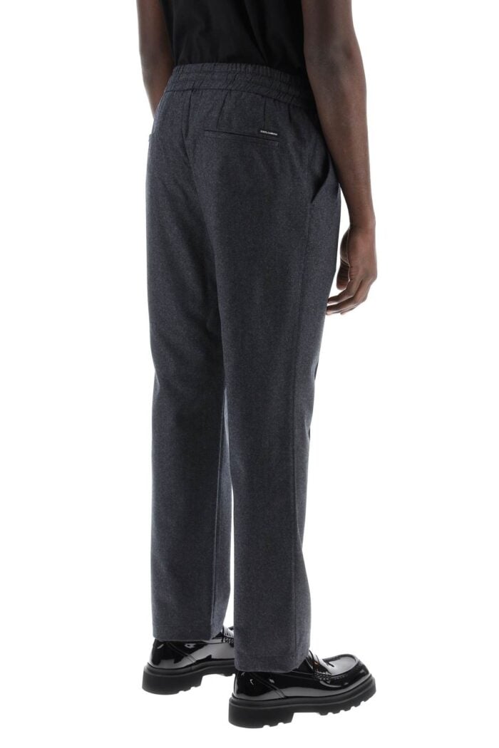 DOLCE & GABBANA Flannel Trousers For Men