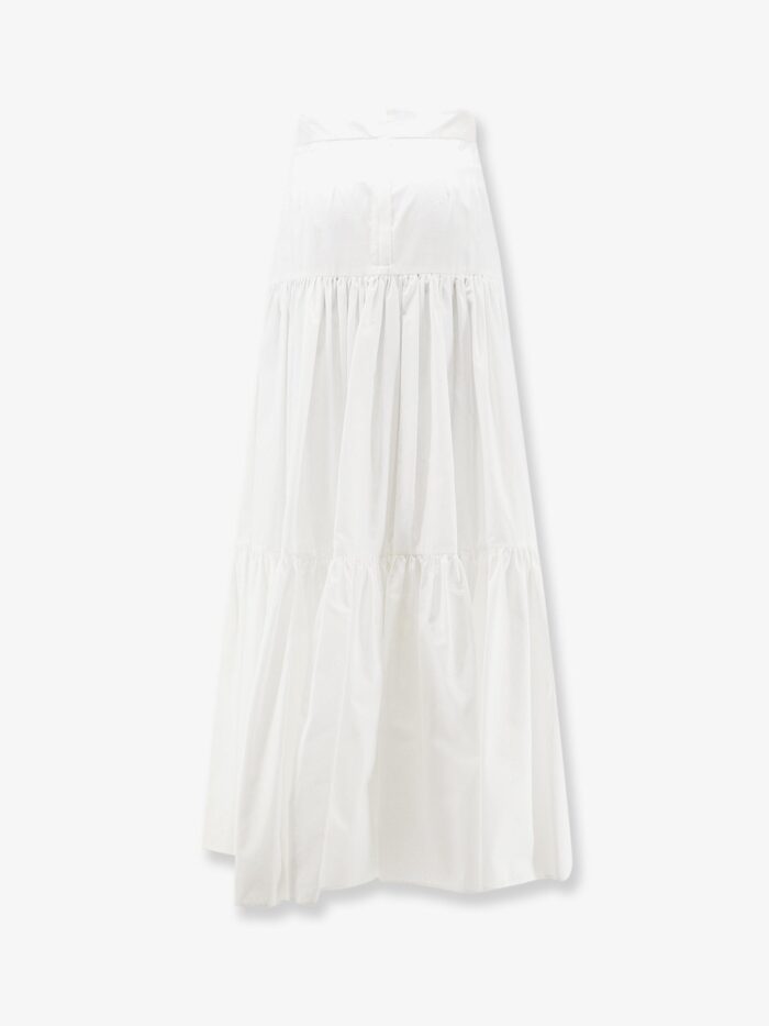 Dolce & Gabbana Flounced Poplin Long Skirt