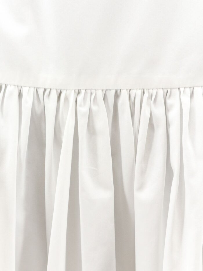 Dolce & Gabbana Flounced Poplin Long Skirt