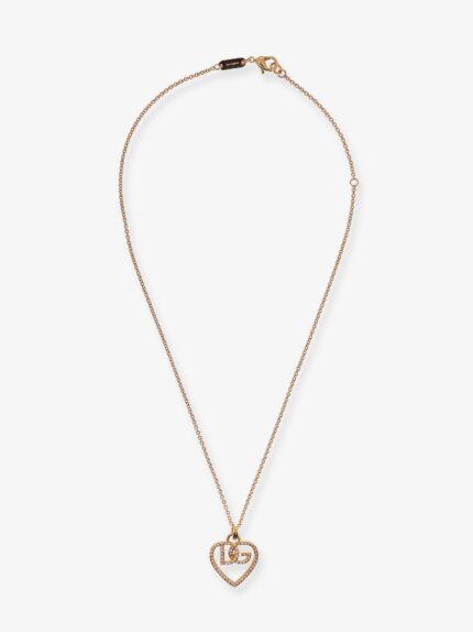 Dolce & Gabbana Gold Necklace With Rhinestones