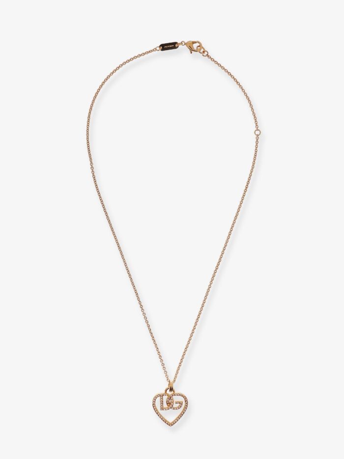Dolce & Gabbana Gold Necklace With Rhinestones