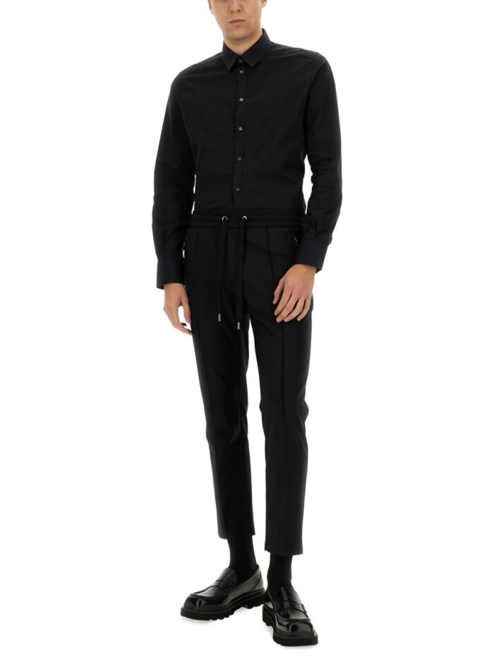 Dolce & Gabbana GOLD POPLIN STRETCH SHIRT