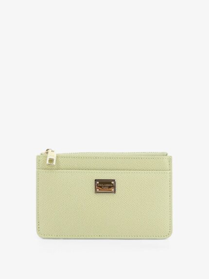 Dolce & Gabbana Hammered Leather Card Holder