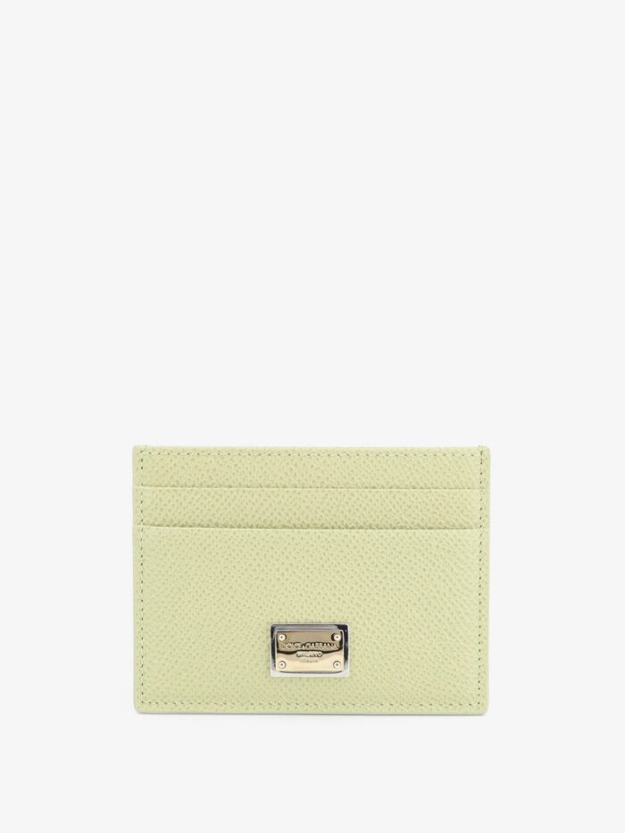 Dolce & Gabbana Hammered Leather Card Holder