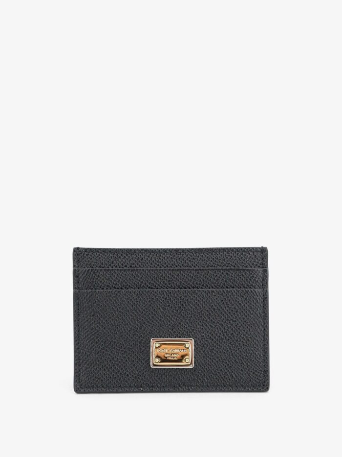 dolce & gabbana hammered leather card holder Dolce & Gabbana Hammered Leather Card Holder