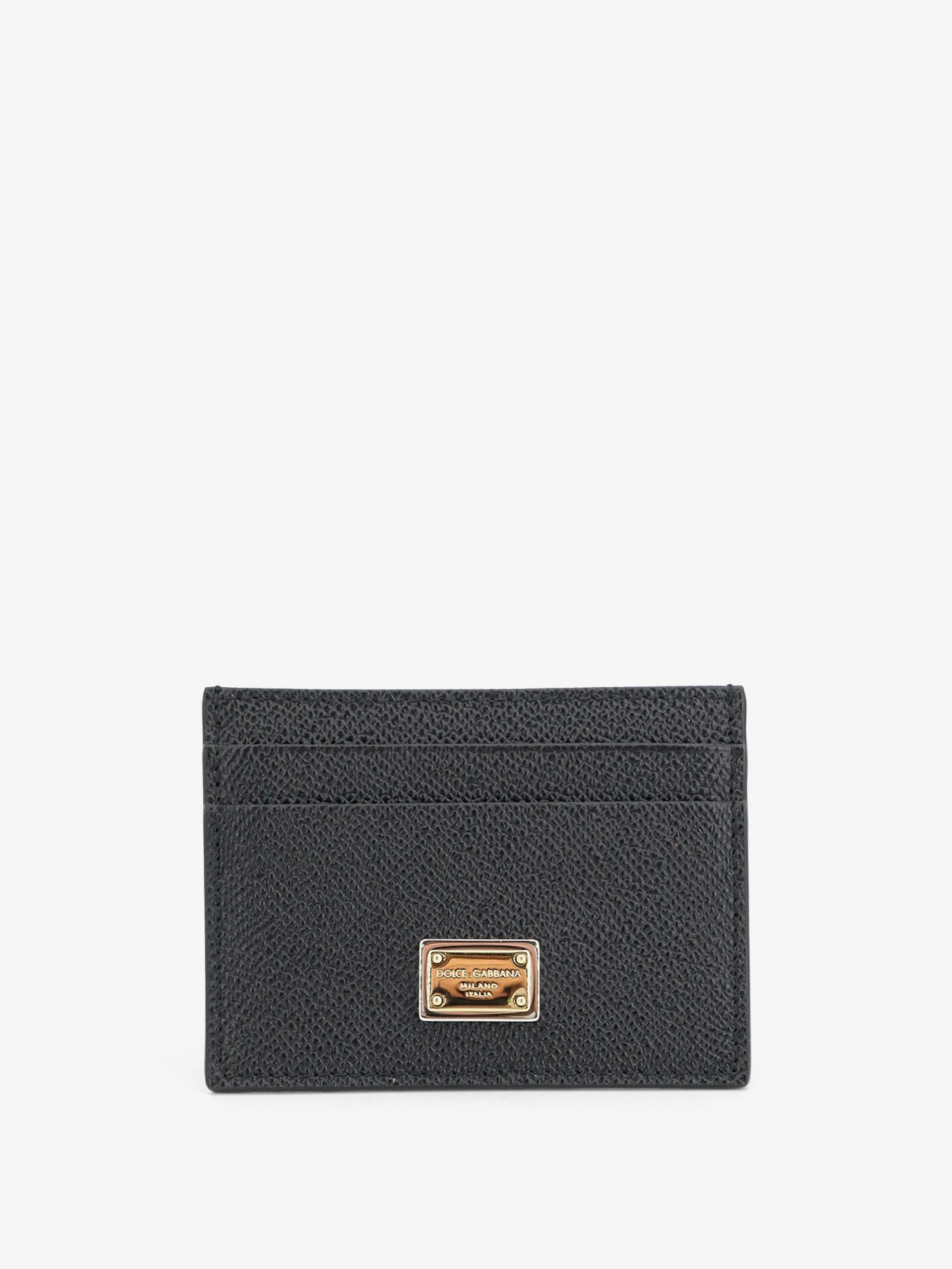 Dolce & Gabbana Hammered Leather Card Holder