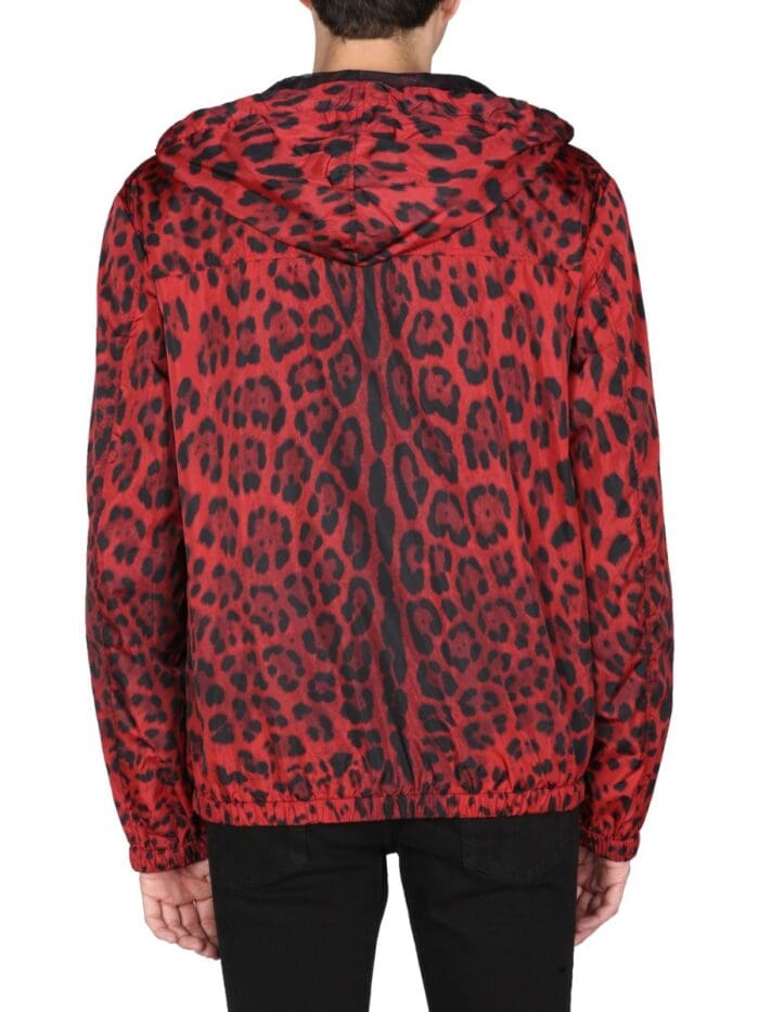 Dolce & Gabbana JACKET WITH ANIMAL PRINT