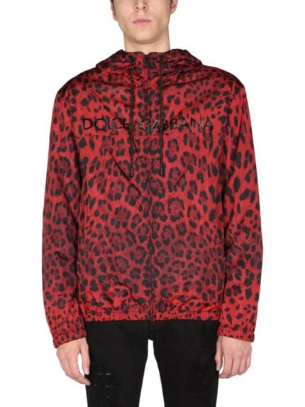 Dolce & Gabbana JACKET WITH ANIMAL PRINT