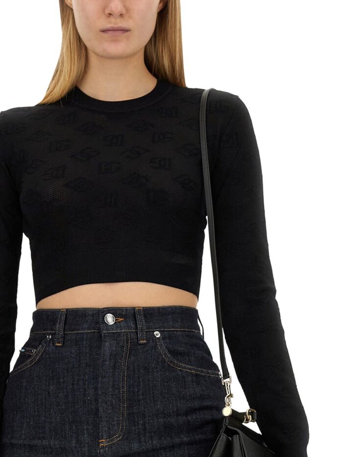 Dolce & Gabbana JACQUARD LOGO JERSEY