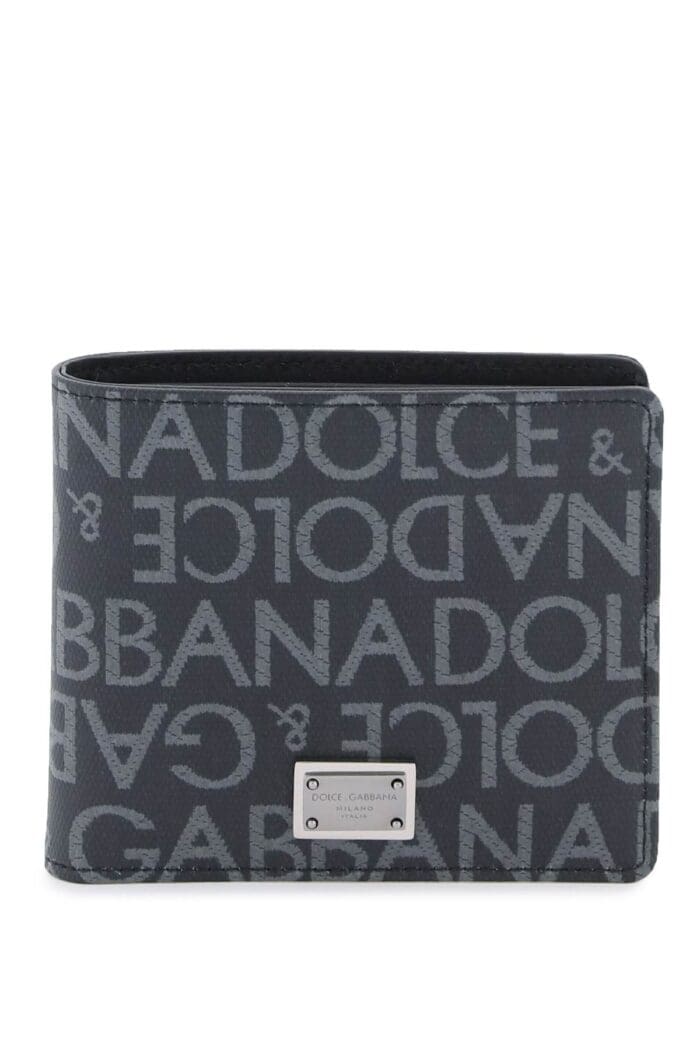 DOLCE & GABBANA Jacquard Logo Wallet