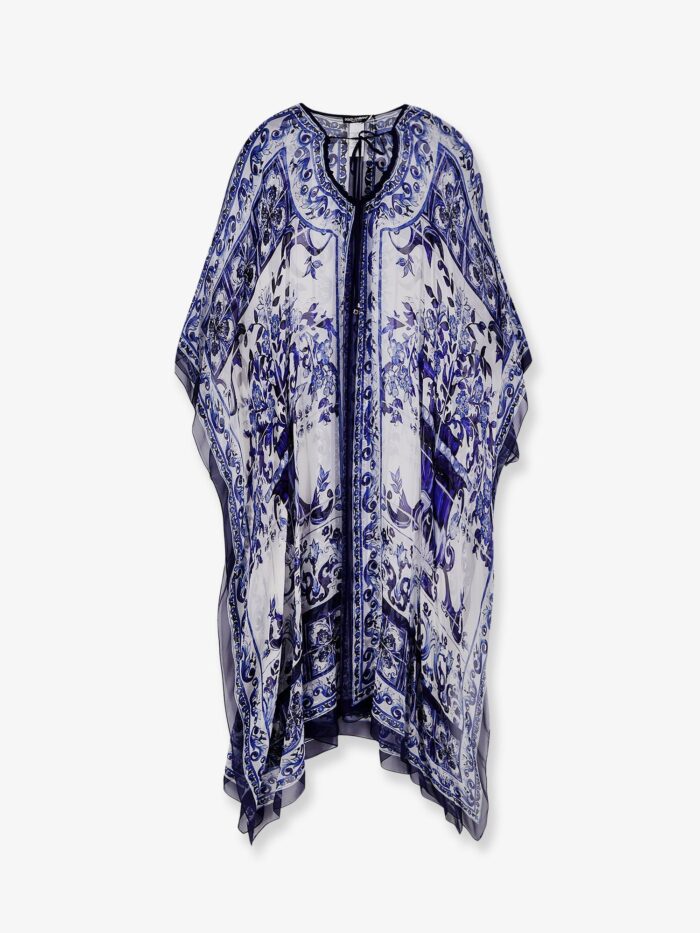 Dolce & Gabbana Kaftano Silk Dress