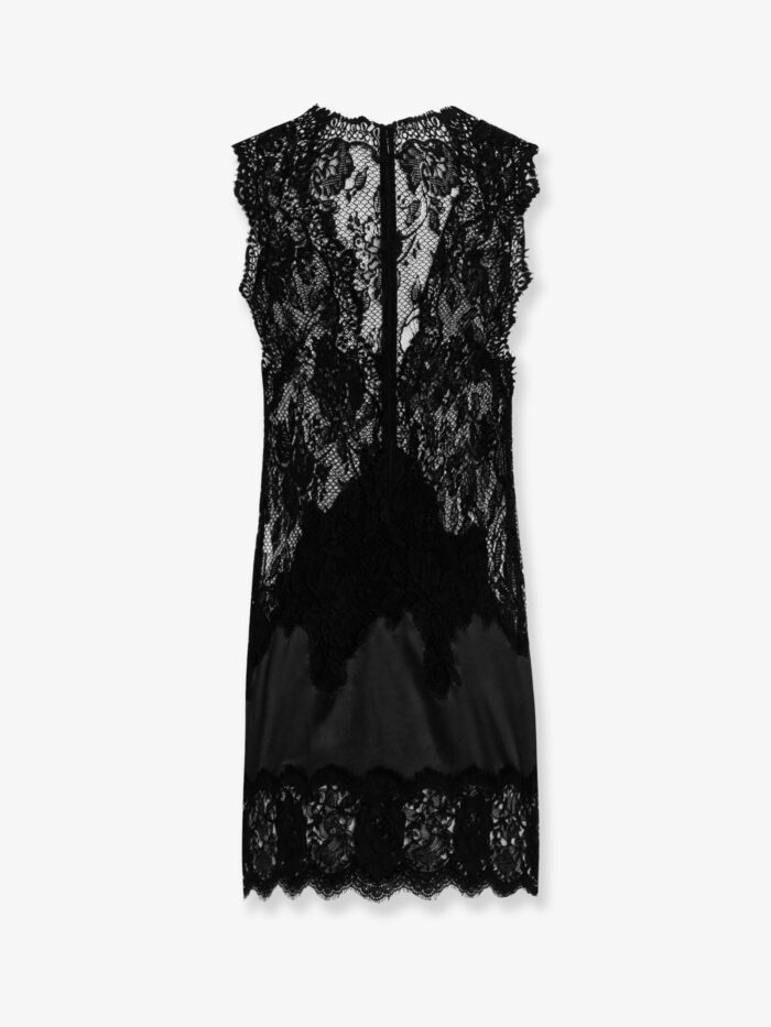 Dolce & Gabbana Lace And Satin Dress