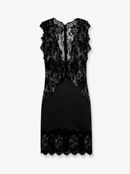 Dolce & Gabbana Lace And Satin Dress