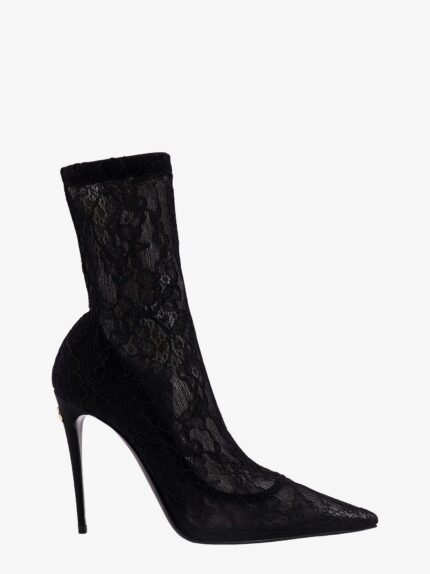 Dolce & Gabbana Lace Ankle Boots
