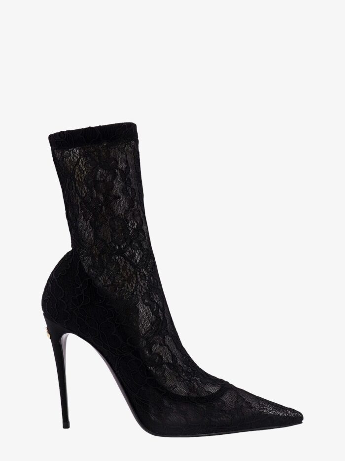 Dolce & Gabbana Lace Ankle Boots